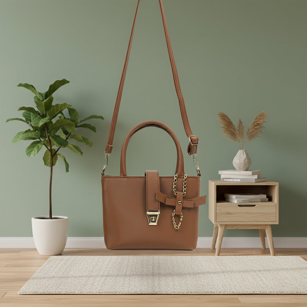 Mocha Élan Mini Tote