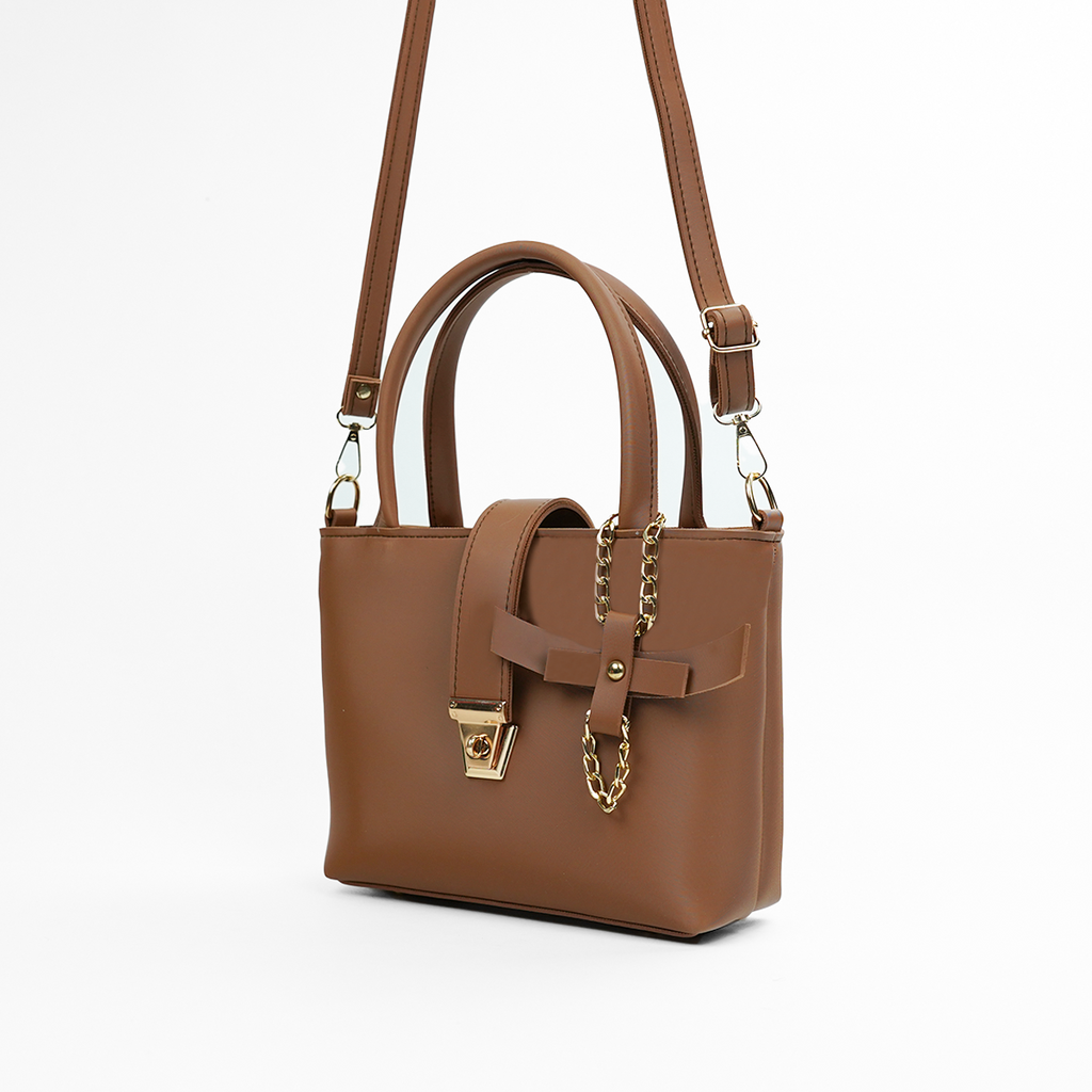 Mocha Élan Mini Tote
